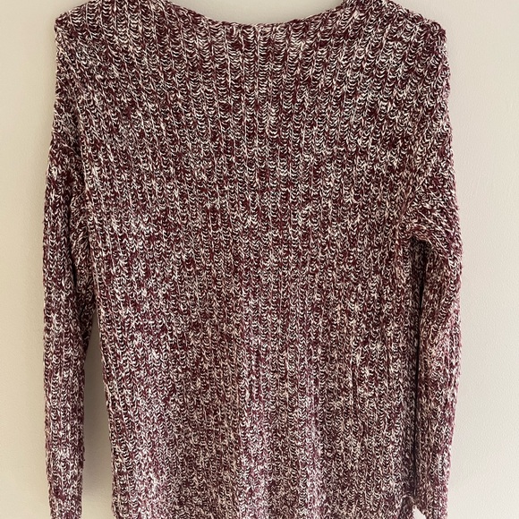 Garage Knits Sweater Red and White - Picture 3 of 3